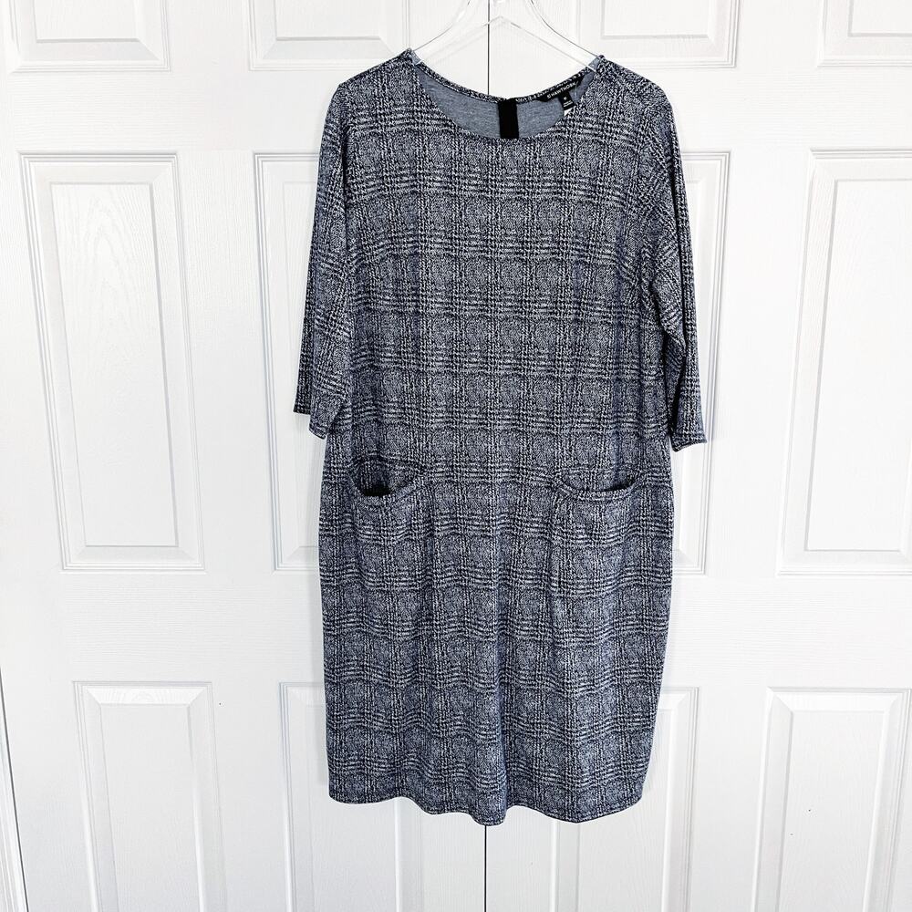 41Hawthorn Stitch Fix Aniya Jacquard Knit Dress in Navy